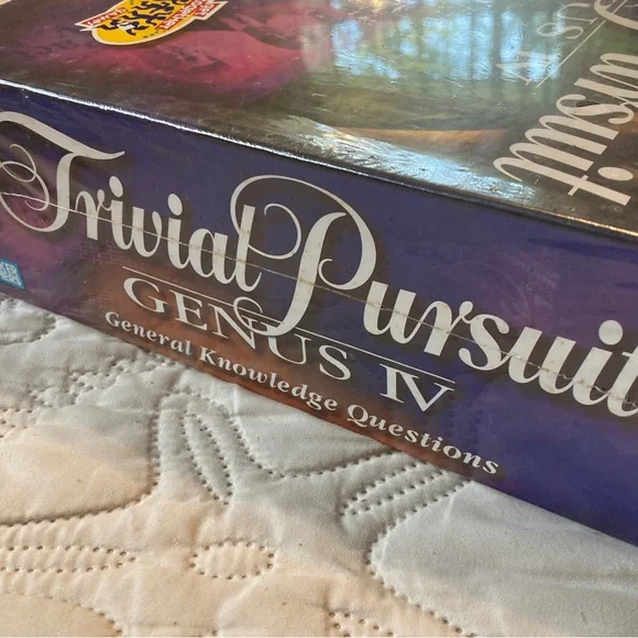 ☘️NWT Vintage 1996 Trivial Pursuit Genus IV Board Game Parker Brothers